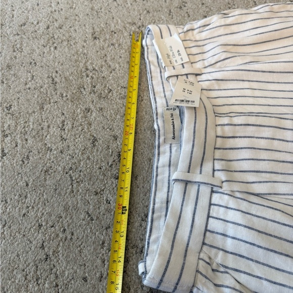 Abercrombie & Fitch 8R (29)NWT Sloane linen blend ultra Wide Leg high waist pant - Picture 12 of 16